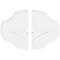 Ekena Millwork Percival Architectural Grade PVC Ceiling Medallion, 38"OD x 3"ID x 13 1/4"C x 1"P, Two-Piece CMP38PL2-03000 - alternate 2